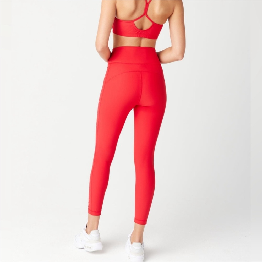 NWT GiGi C Katrina Legging in Red Sz L - Picture 3 of 8